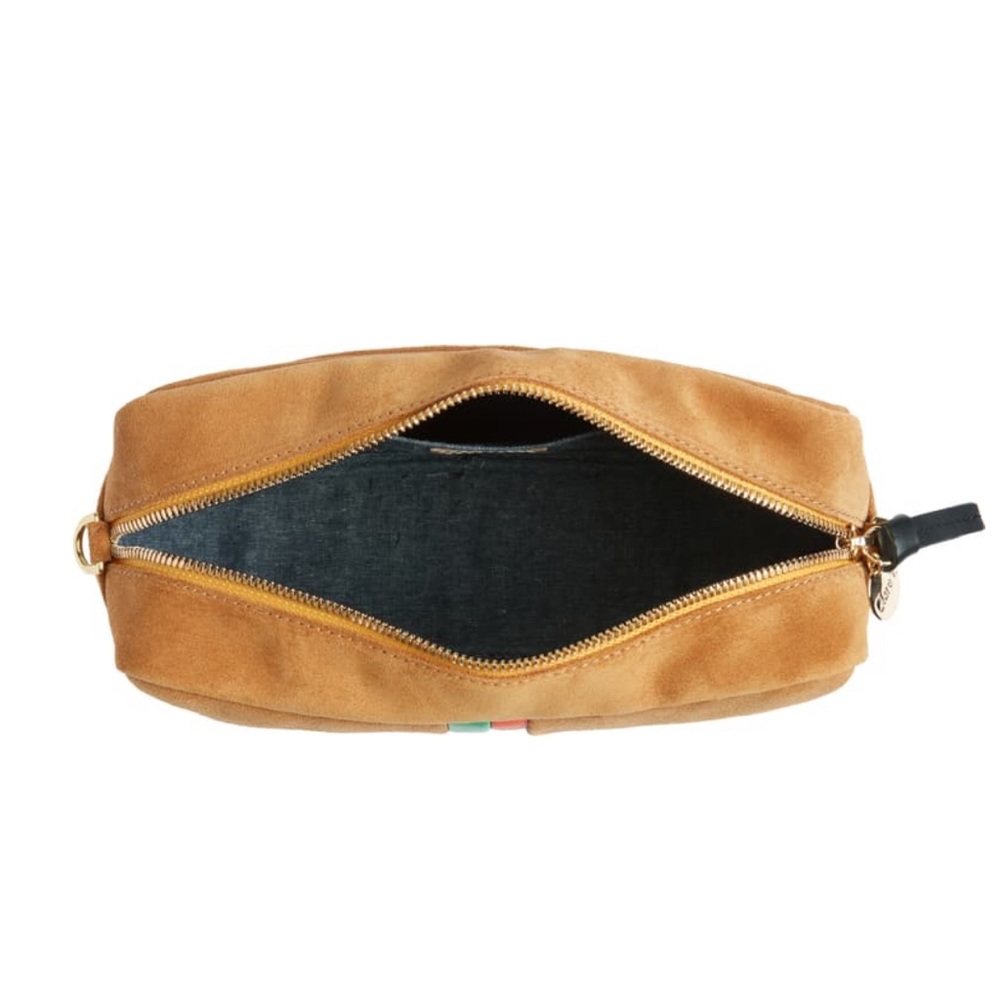Clare V. Camel Suede Marisol Crossbody Bag NWT - Picture 3 of 15